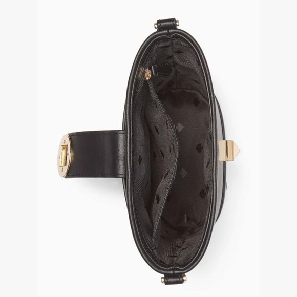 Kate Spade Black Leather Bucket Bag NWT - Picture 9 of 9